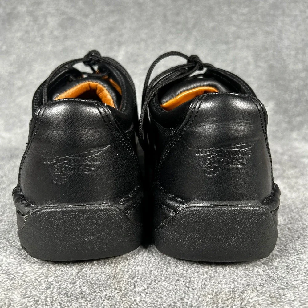 Red Wing Work Shoes StitchMax 6703 Oxford Aluminum Toe Black Leather Mens 8.5 EE